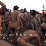 Naga babas march to Royal Bath the Shahi Snan