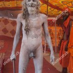Naked Sadhu During Kumbh Mela Ujjain Editorial Stock Photo