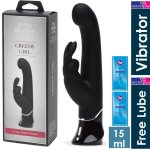 Fifty Shades of Grey Greedy Girl G-Spot Rabbit Vibrator Silicone Rechargeable Bunny Vibe Sex Toy