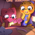 Two girls One sleepover Porn comic Cartoon porn comics Rule 34 comic