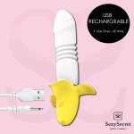 Sexy Secrets 12-Function Banana Thrusting Dildo
