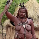 Himba Tribe Woman Namibia editorial stock image. Image of topless