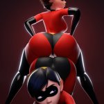 the incredibles helen parr violet parr smitty34 2girls