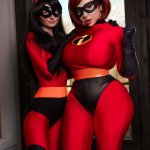 Juliette Michele on X: Incredible ecchixdoll as Violet Parr Helen Parr nude set available on