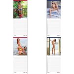 C162-26 Nude Model Top Girls Calendar free 2025 calendar