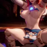 Nilou rides A Hilichurl Genshin Impact Hentai Dance 3D sex Porn