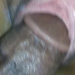 Open pink pussy close up of pussy hole hugging around my dick