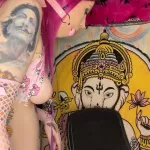 Naked News Second Livestream ft. Lady Lazarus: Colored Hair Piercing Orgasm Vibrator Female Masturbation Porn