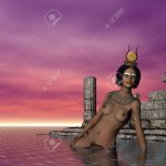 Nude Illustration Of Cleopatra Stock Photo Picture and Royalty Free Image. Image 341182.