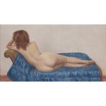 Past auction: HARRY HOLLAND SCOTTISH B.1941 RECLINING NUDE