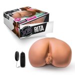 : Blush X5 Men Rita 14 Life-Size Realistic Pussy Ass Vibrating Male MasturbatorStroker Ultra Soft Flesh-Like Sex Doll 15 lbs Dual Anal Vaginal Ribbed Entries Adult Sex Toy for Men