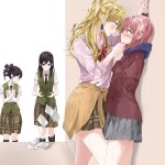 fujisaki ribbon citrus manga aihara mei aihara yuzu citrus mizusawa matsuri momokino himeko seifuku sweater yuri