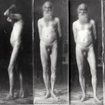 Portrait of an old man in the nude c.1885 by Thomas Eakins