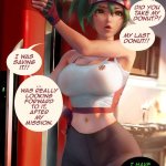 Porn comic Kiriko wants her donut. Overwatch. Sakimi Chan Sex comic beauty was very