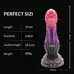 8 Inch Zachte Siliconen Monster Anale Dildo voor Seks