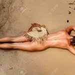 Nude Tan Model Woman At The Beach Stock Photo Picture and Royalty Free Image. Image 124096768.