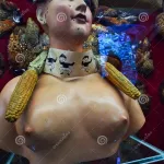Nude Female Torso Sculpture Dali Museum Figueres Spain Editorial Stock Image