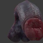 Grogash Demon Dildo Penis with Balls