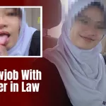 My Hijab Sister in Law Running Late She Give Me a Car Bj for Helping Her