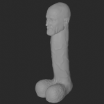 Walter White Dildo STL File for Cults