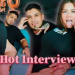 Podcast gets out of Control Blowjob Deep Throat and a Lot of Semen Live -sara Blonde and Crispasquel