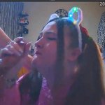 BBW Cheating Blowjob Nearly Caught boyfriend knocks on