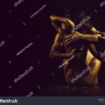Tender Sexy Nude Couple Passion Art Stockfoto 1042161604