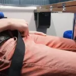 Public Masturbation In the Train Coupe :P