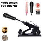 BUNDLE FOR COUPLES THRUSTING DILDO FUCKING MACHINEMALE MASTURBATOR ATTACHMENT