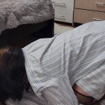 I helped my Step Mom to get unstucked by taking her from behind