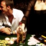 blond bunny get fucked on poker table