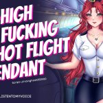 Facefucking the Slutty Flight Attendant ASMR Audio Deepthroat Submissive Slut Sloppy BJ