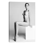 Nude Lady Canvas Wall Art by George Mayer