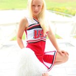 Hot Blonde Cheerleader Little Cookie