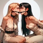 Two lesbians bound and gagged. by TiedToArt on DeviantArt