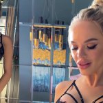 BTS of a russian slut Amanda Clarke getting fucked real hard at a party