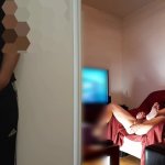 Caught my straight roommate on masturbating while I fuck my ass at webcam