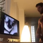 Hot Daddy Alone Watching Porn: Gay Amateur Amateur Porn