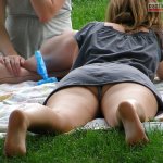 Tons of see through yoga pants no panties pics