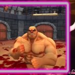Naked Gamer Girl plays VR Video Game on Oculus