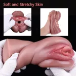 Figa tascabile in vera pornostar in silicone
