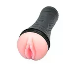 Shop VIBRATING Pocket Pussy Mens Masturbation Cup Silicone Vagina Sex Toy Male Masturbator