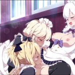 Sakura MMO Extra volledige galerij 18 Yuri fanservice waardering
