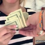 Picking up blonde stranger and paying for her pussy