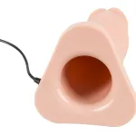 Vibrerende Holle Voorbind Vibrator met Realistisch Uiterlijk en Afstandsbediening 22.5 cm