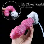 7.08-Inch Ejaculating Dragon Knot Dildo Weird Fantasy Sex Toy