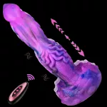 Gekke tentakel vibrerende dildo neukmachine
