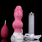 7.08-Inch Ejaculating Dragon Knot Dildo Weird Fantasy Sex Toy