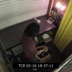 Security Cam Catches Tiny Asian Giving a BIG Cock Blowjob