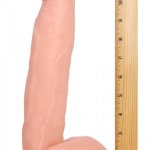 Buy the Raging Cockstars Big Dick Ben 9.5 inch Realistic Dildo with Suction Cup strapon harness -